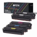 Multipack (5) Tonery CMYK (Azurová Purpurová Žlutá Černá) Kompatibilní s Samsung CLP, CLX, Xpress - Nahrazuje CLT-C504S (SU025A)
